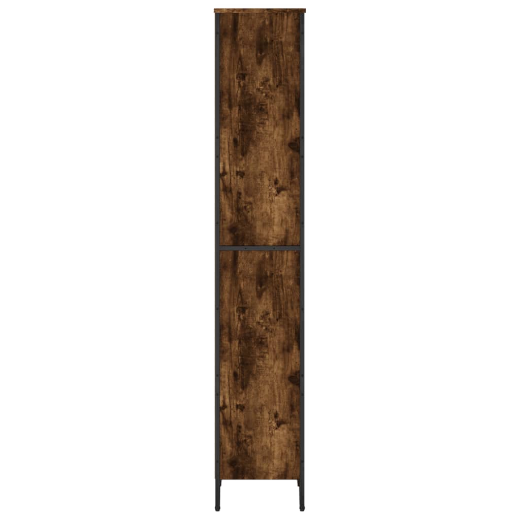 vidaXL Bücherregal Räuchereiche 50x31x169 cm Holzwerkstoff