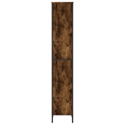 vidaXL Bücherregal Räuchereiche 50x31x169 cm Holzwerkstoff