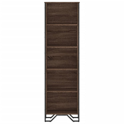 vidaXL Bücherregal Braun Eichen-Optik 50x31x169 cm Holzwerkstoff