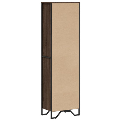 vidaXL Bücherregal Braun Eichen-Optik 50x31x169 cm Holzwerkstoff