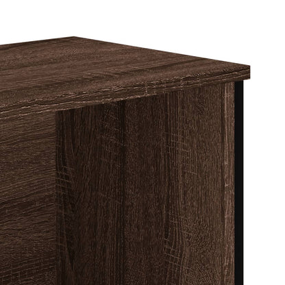 vidaXL Bücherregal Braun Eichen-Optik 50x31x169 cm Holzwerkstoff