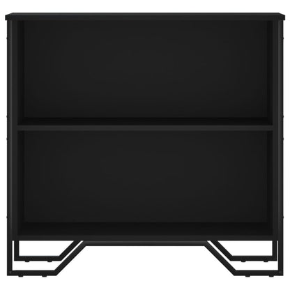 vidaXL Bücherregal Schwarz 80x31x74,5 cm Holzwerkstoff