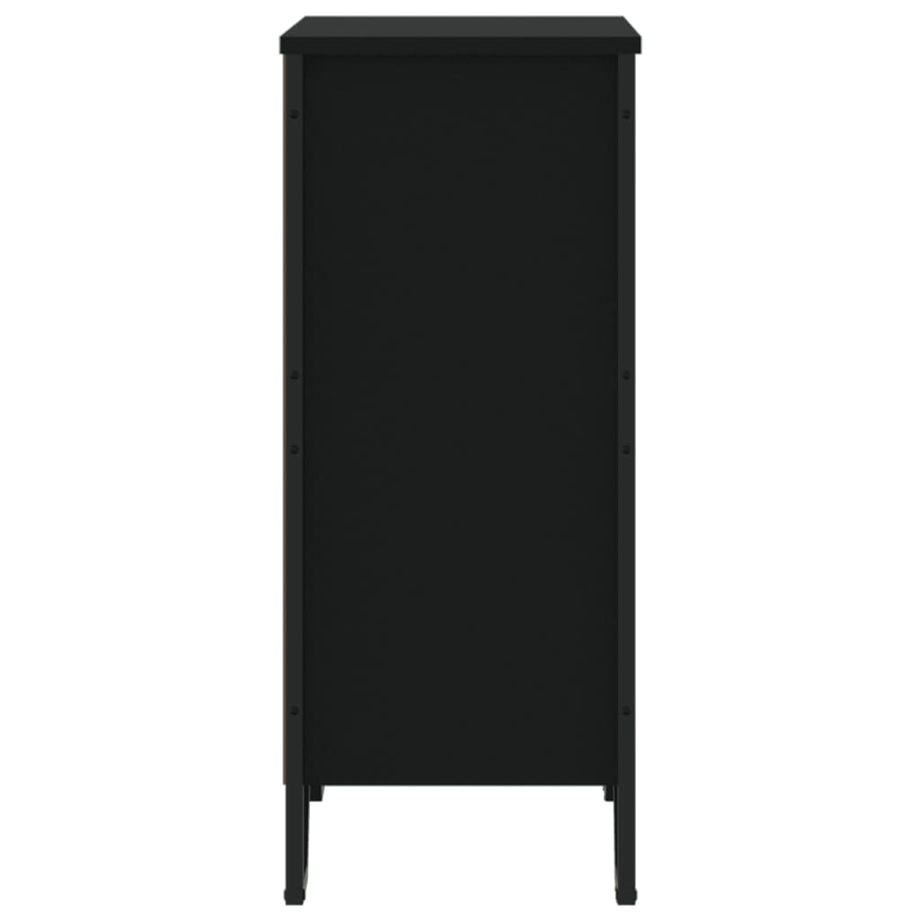 vidaXL Bücherregal Schwarz 80x31x74,5 cm Holzwerkstoff