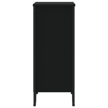 vidaXL Bücherregal Schwarz 80x31x74,5 cm Holzwerkstoff
