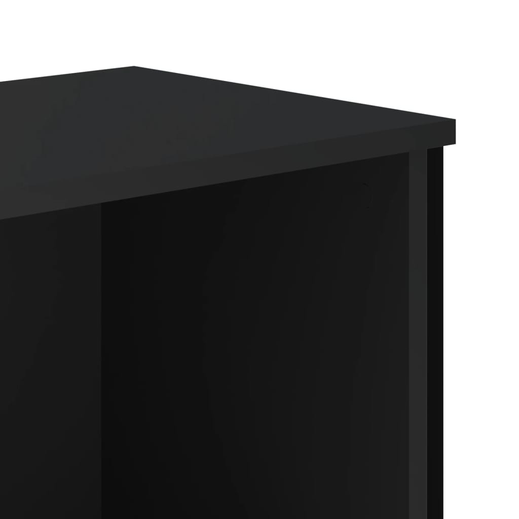 vidaXL Bücherregal Schwarz 80x31x74,5 cm Holzwerkstoff