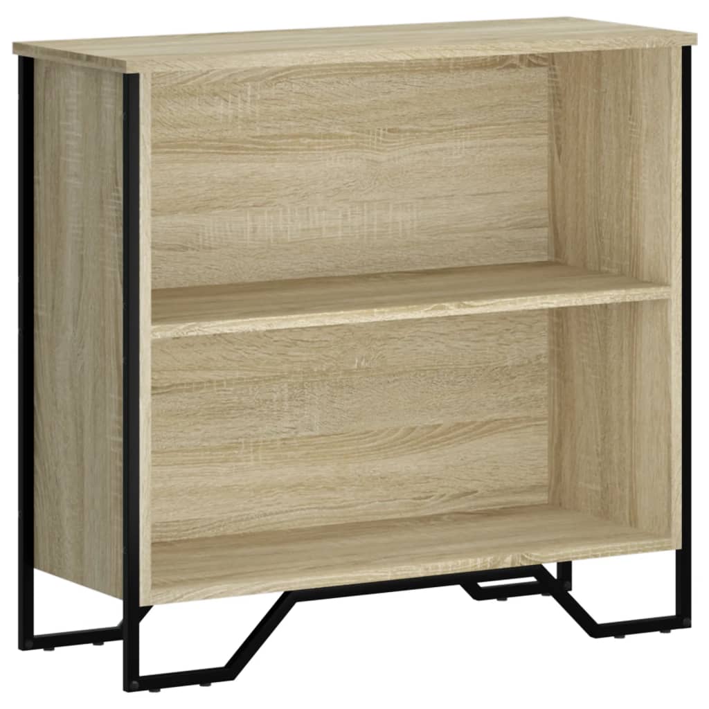 vidaXL Bücherregal Sonoma-Eiche 80x31x74,5 cm Holzwerkstoff