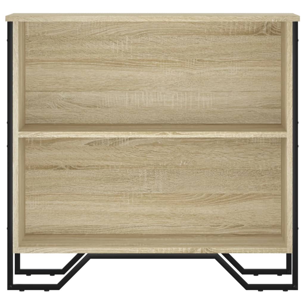 vidaXL Bücherregal Sonoma-Eiche 80x31x74,5 cm Holzwerkstoff