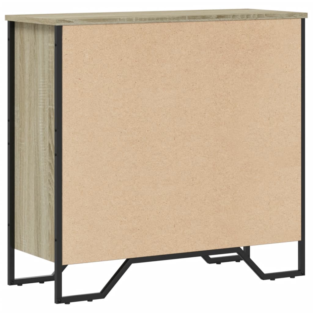 vidaXL Bücherregal Sonoma-Eiche 80x31x74,5 cm Holzwerkstoff
