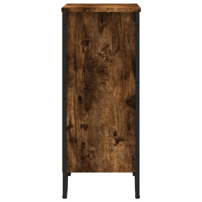 vidaXL Bücherregal Räuchereiche 80x31x74,5 cm Holzwerkstoff