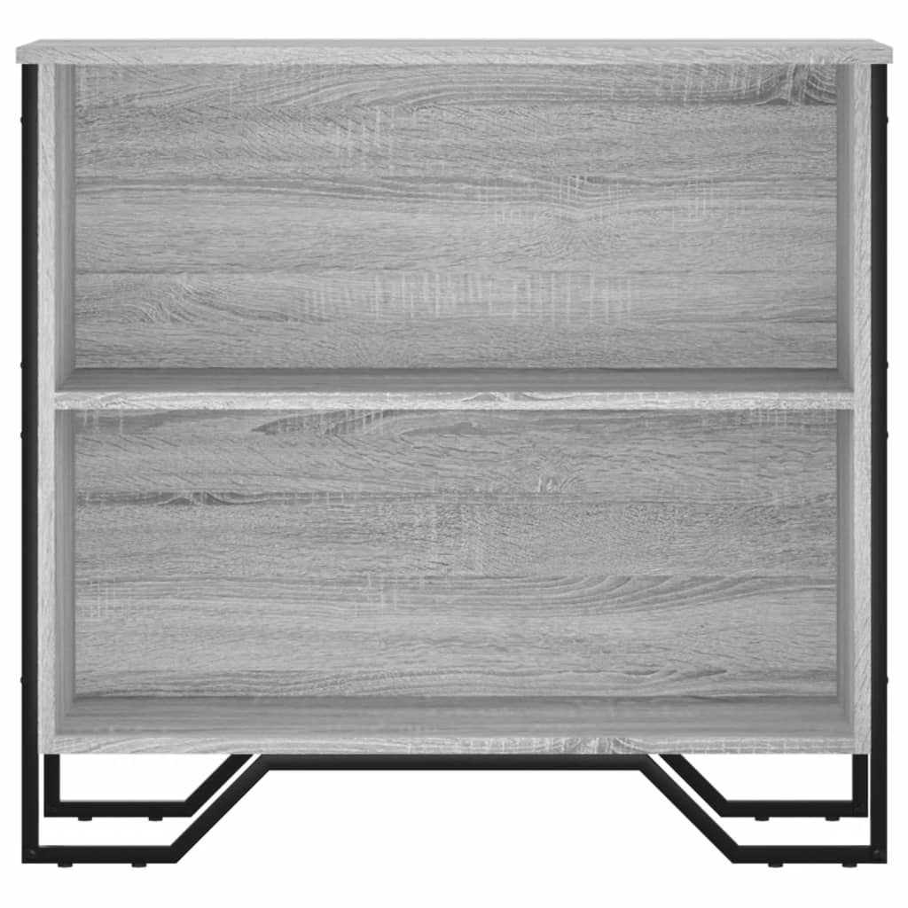 vidaXL Bücherregal Grau Sonoma 80x31x74,5 cm Holzwerkstoff