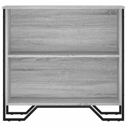 vidaXL Bücherregal Grau Sonoma 80x31x74,5 cm Holzwerkstoff