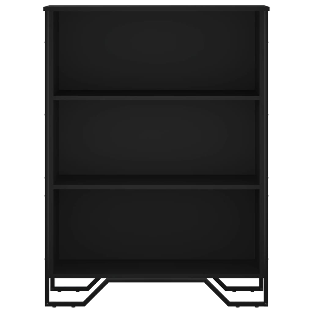 vidaXL Bücherregal Schwarz 80x31x106 cm Holzwerkstoff