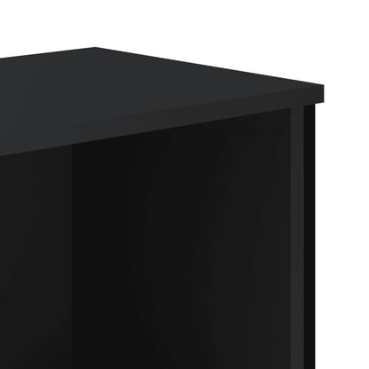 vidaXL Bücherregal Schwarz 80x31x106 cm Holzwerkstoff