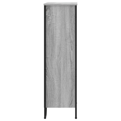 vidaXL Bücherregal Grau Sonoma 80x31x106 cm Holzwerkstoff