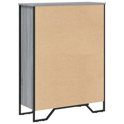 vidaXL Bücherregal Grau Sonoma 80x31x106 cm Holzwerkstoff