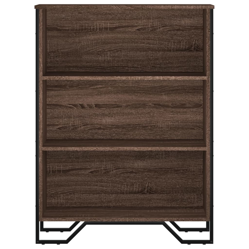 vidaXL Bücherregal Braun Eichen-Optik 80x31x106 cm Holzwerkstoff