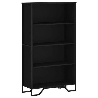vidaXL Bücherregal Schwarz 80x31x137,5 cm Holzwerkstoff