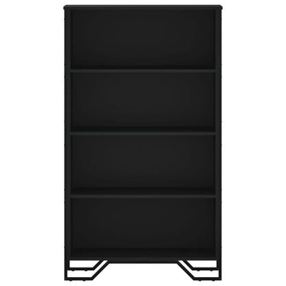 vidaXL Bücherregal Schwarz 80x31x137,5 cm Holzwerkstoff