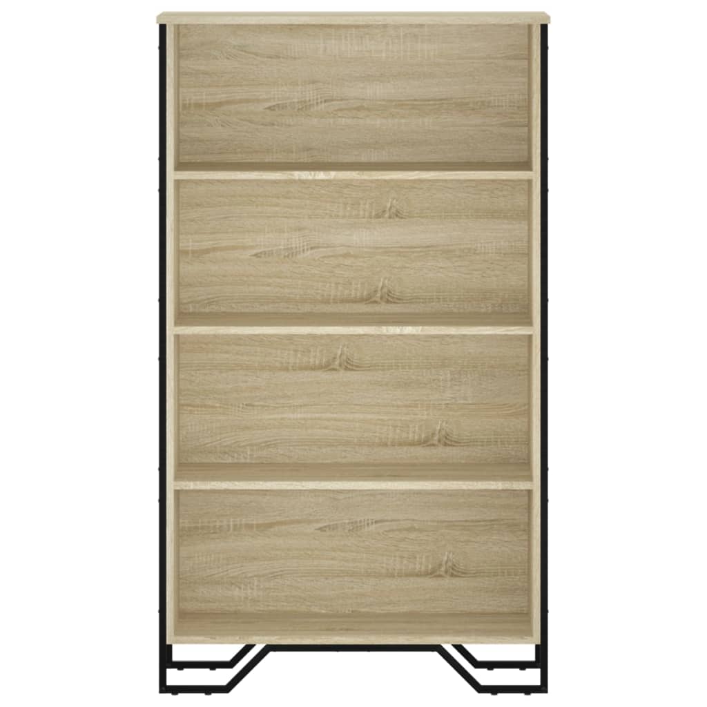 vidaXL Bücherregal Sonoma-Eiche 80x31x137,5 cm Holzwerkstoff