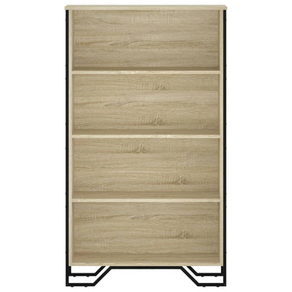 vidaXL Bücherregal Sonoma-Eiche 80x31x137,5 cm Holzwerkstoff