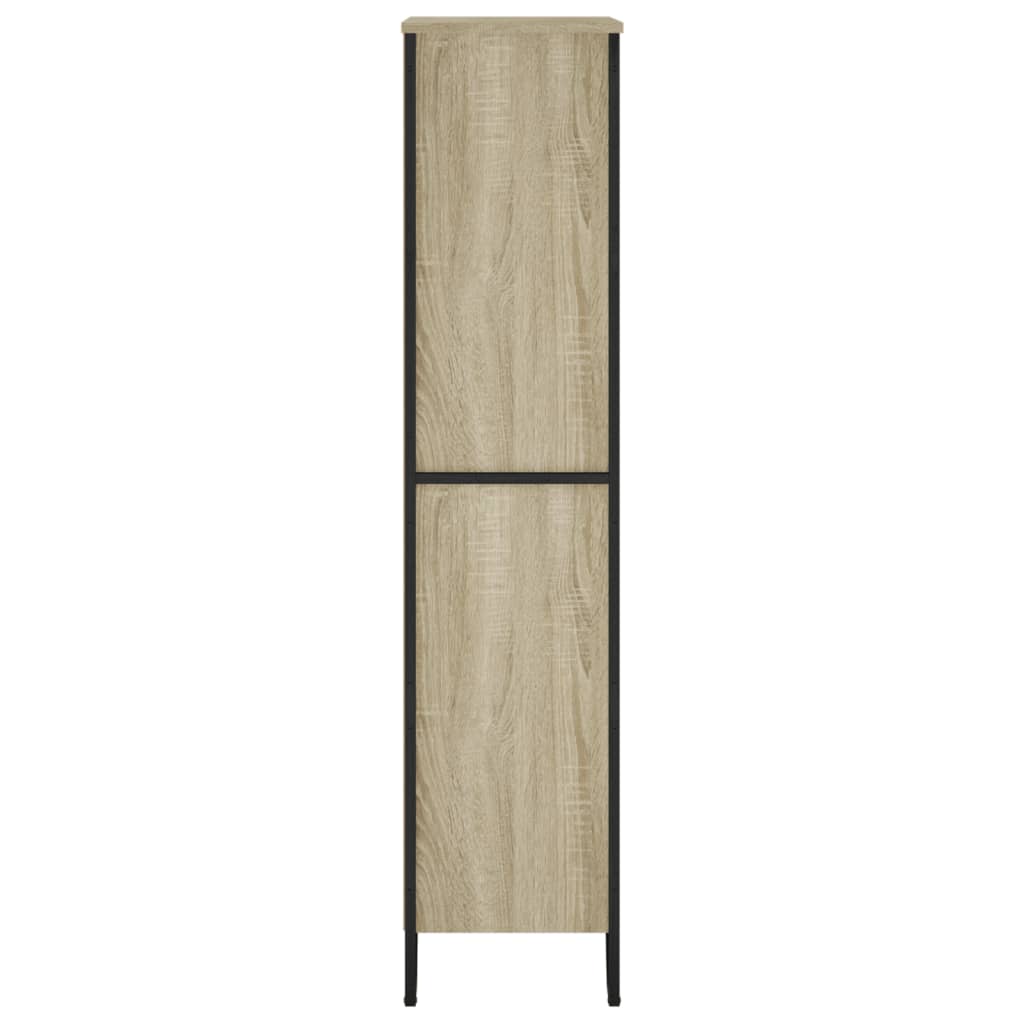 vidaXL Bücherregal Sonoma-Eiche 80x31x137,5 cm Holzwerkstoff