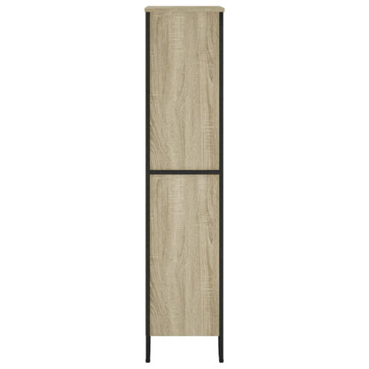 vidaXL Bücherregal Sonoma-Eiche 80x31x137,5 cm Holzwerkstoff