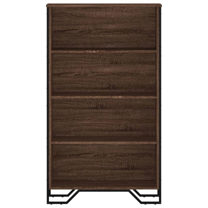 vidaXL Bücherregal Braun Eichen-Optik 80x31x137,5 cm Holzwerkstoff