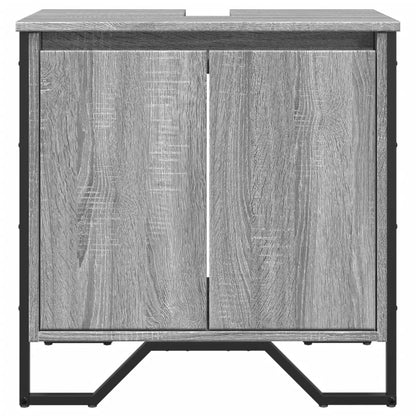 Meuble sous-vasque vidaXL gris Sonoma 60x35x60 cm en bois d'ingénierie