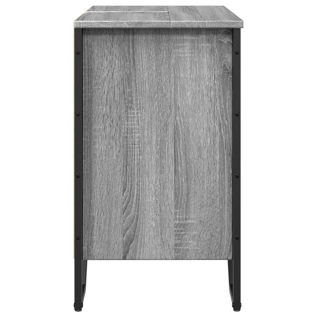 Meuble sous-vasque vidaXL gris Sonoma 60x35x60 cm en bois d'ingénierie