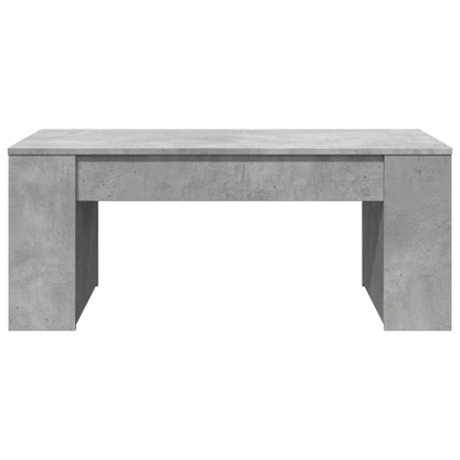 vidaXL Table basse gris béton 102x55x42 cm Bois d'ingénierie