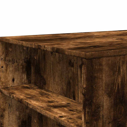 vidaXL Table basse chêne fumé 102x55x42 cm bois d'ingénierie