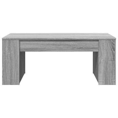 vidaXL Table basse gris Sonoma 102x55x42 cm Aggloméré