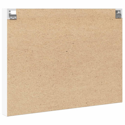 vidaXL Vitrine Blanc 100x8,5x75 cm Bois d'ingénierie