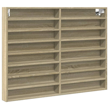 vidaXL Armoire vitrine chêne Sonoma 100x8,5x75 cm Aggloméré