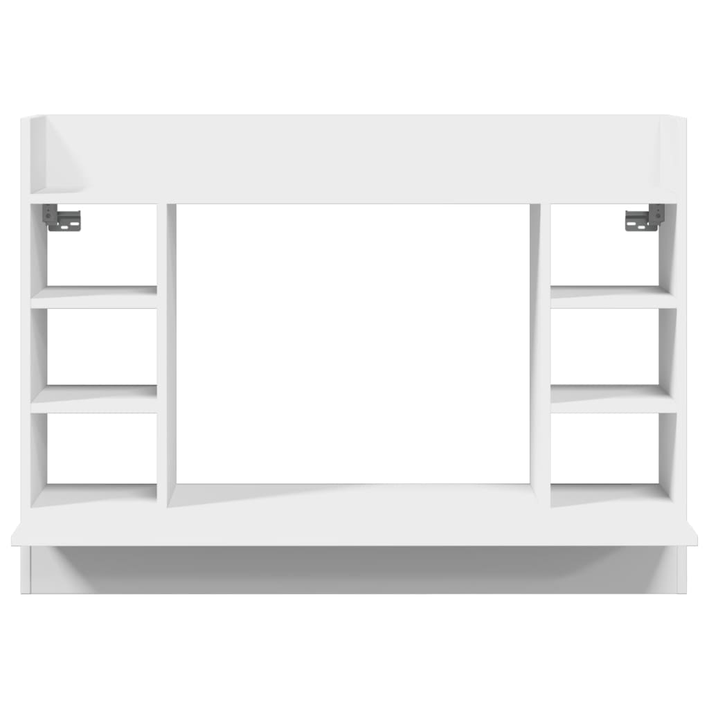 vidaXL Wand-Schreibtisch Weiß 105x48x75 cm Holzwerkstoff
