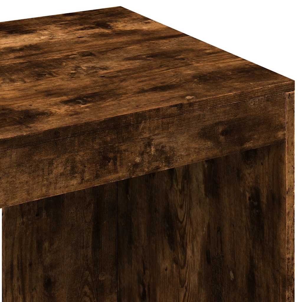 vidaXL Bureau chêne fumé 103,5x56,5x94 cm bois d'ingénierie