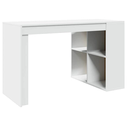 vidaXL Schreibtisch Weiß 123,5x73,5x75 cm Holzwerkstoff
