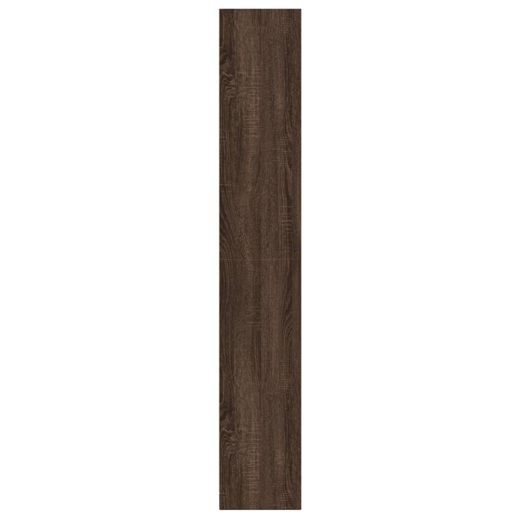 vidaXL Bücherregal Braun Eichen-Optik 57x28,5x174 cm Holzwerkstoff