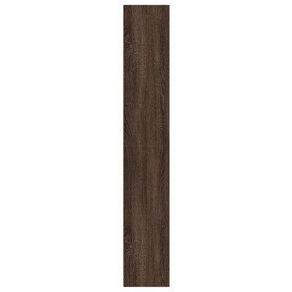 vidaXL Bücherregal Braun Eichen-Optik 57x28,5x174 cm Holzwerkstoff