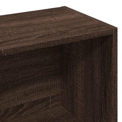 vidaXL Bücherregal Braun Eichen-Optik 57x28,5x174 cm Holzwerkstoff