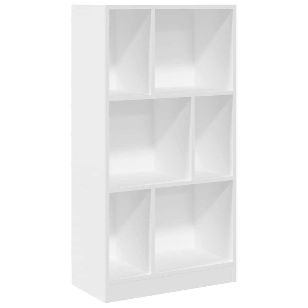 vidaXL Bibliothèque Blanche 57x28,5x107,5 cm Bois d'ingénierie
