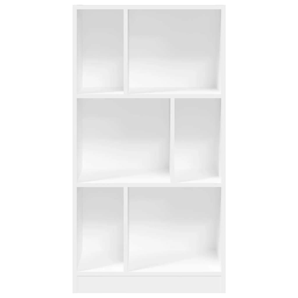 vidaXL Bibliothèque Blanche 57x28,5x107,5 cm Bois d'ingénierie