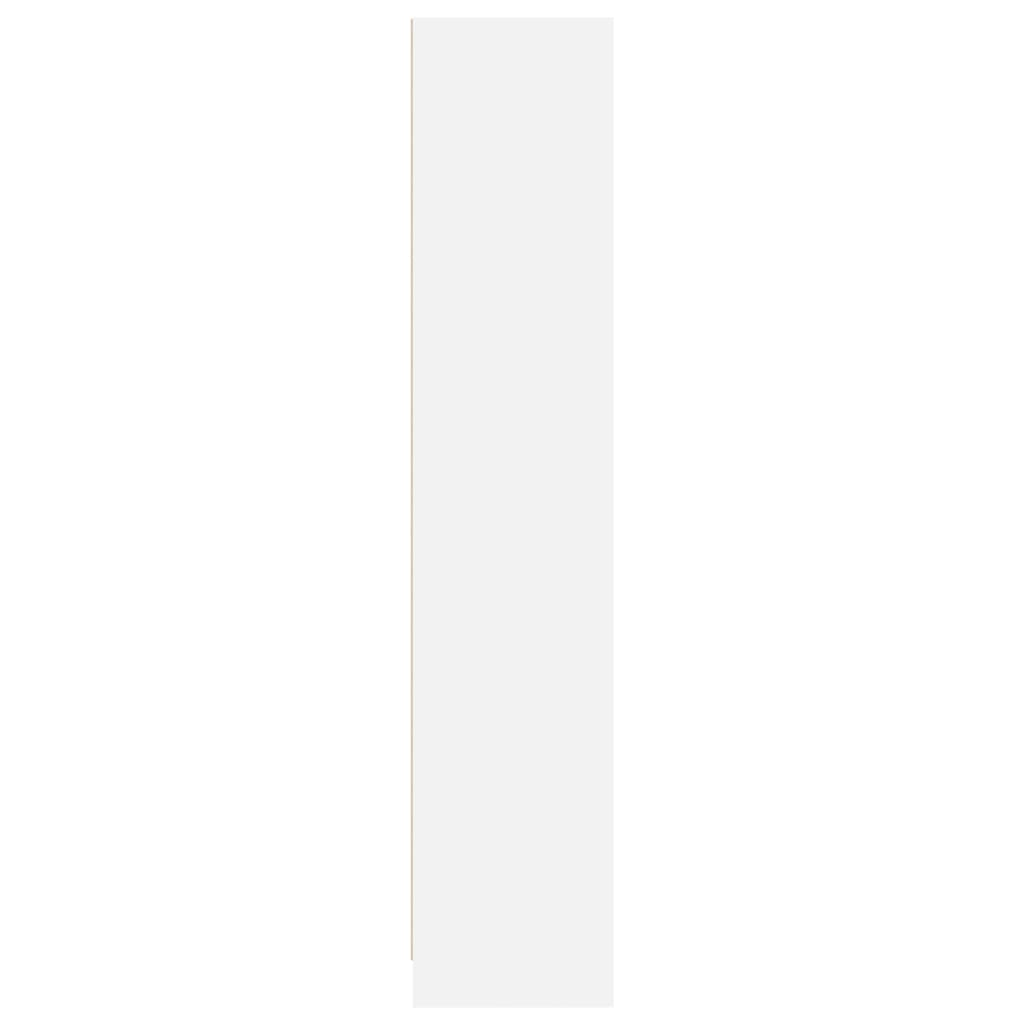 vidaXL Bibliothèque Blanche 57x28,5x107,5 cm Bois d'ingénierie