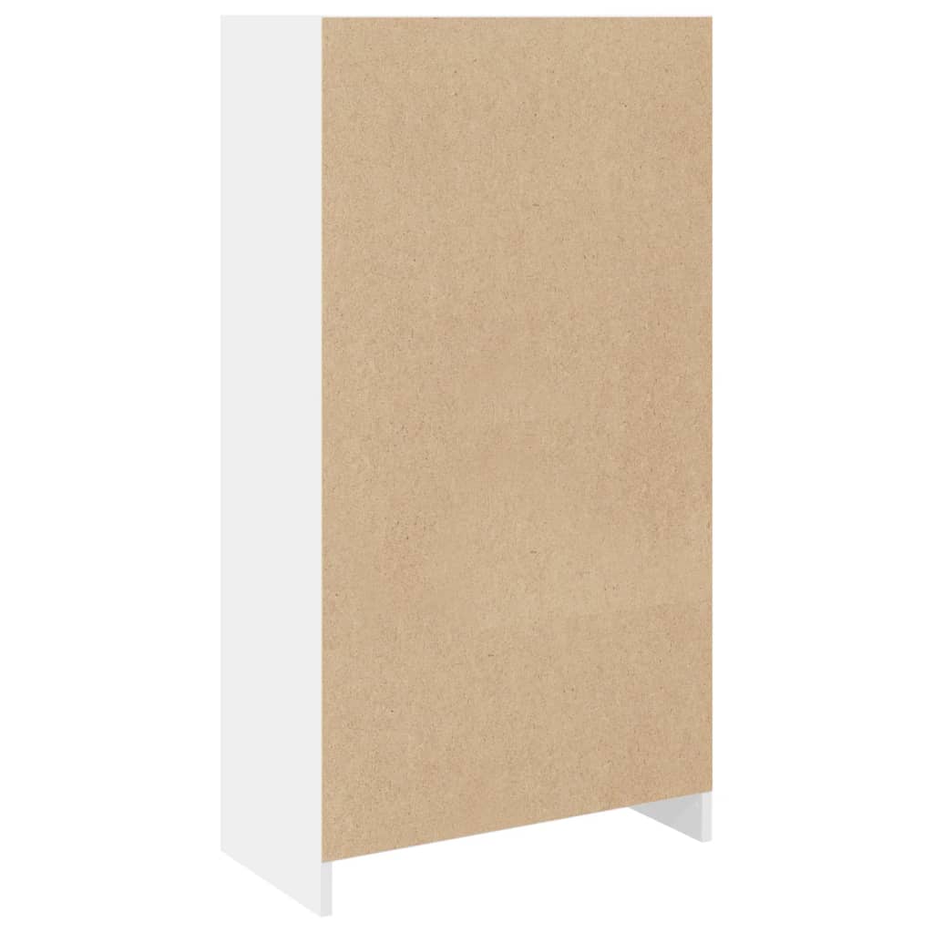 vidaXL Bibliothèque Blanche 57x28,5x107,5 cm Bois d'ingénierie