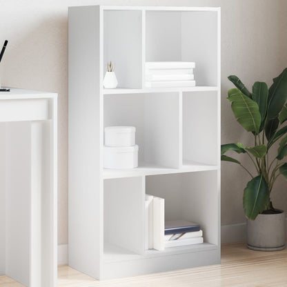vidaXL Bibliothèque Blanche 57x28,5x107,5 cm Bois d'ingénierie