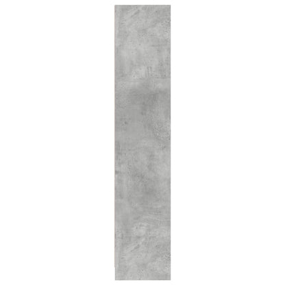 vidaXL Bücherregal Betongrau 57x28,5x107,5 cm Holzwerkstoff