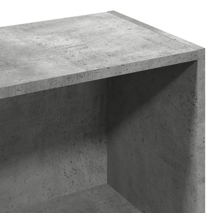 vidaXL Bücherregal Betongrau 57x28,5x107,5 cm Holzwerkstoff
