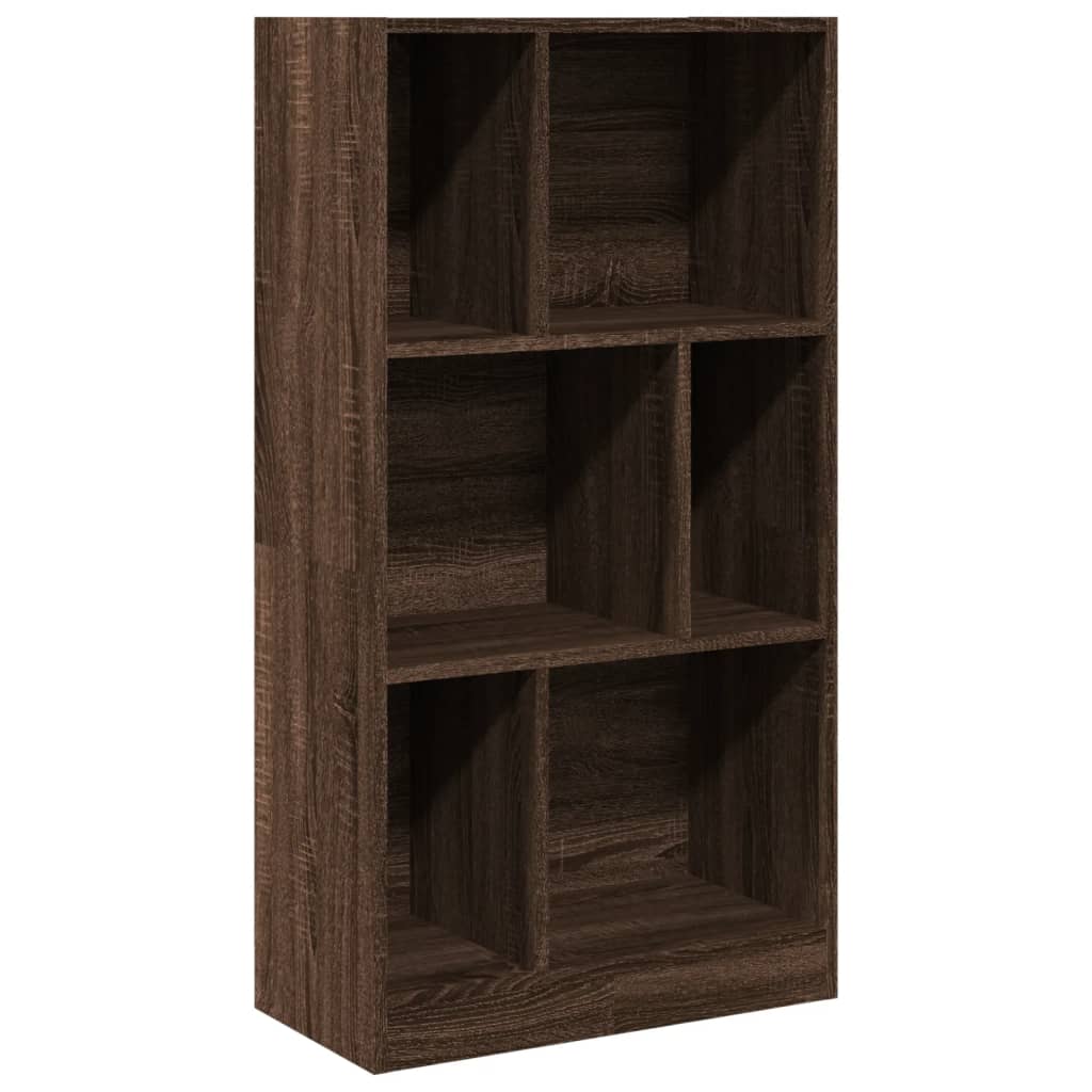vidaXL Bücherregal Braun Eichen-Optik 57x28,5x107,5 cm Holzwerkstoff