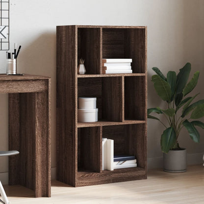 vidaXL Bücherregal Braun Eichen-Optik 57x28,5x107,5 cm Holzwerkstoff