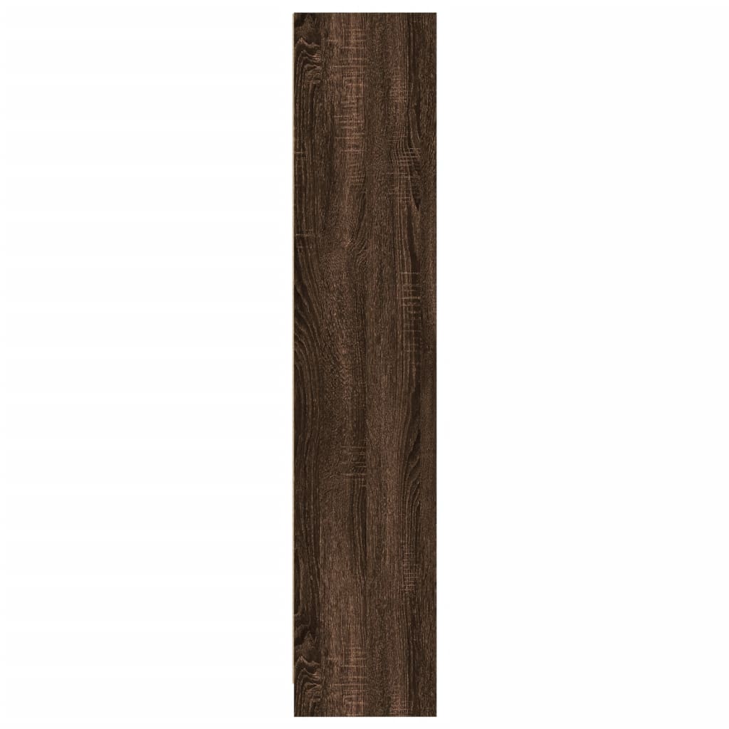 vidaXL Bücherregal Braun Eichen-Optik 57x28,5x107,5 cm Holzwerkstoff